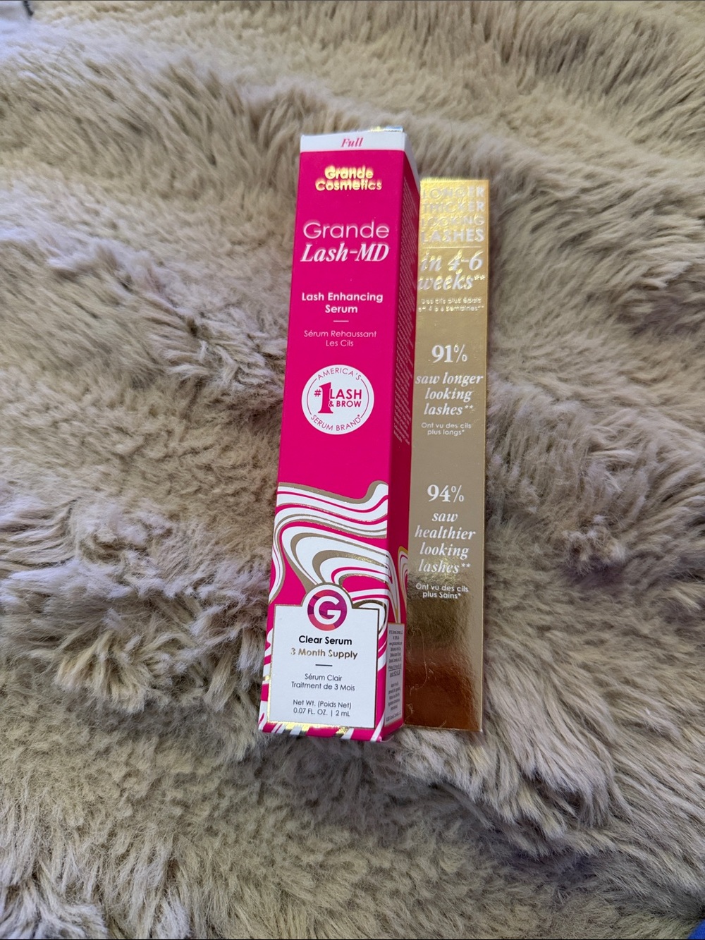 GrandeLash-MD Lash Enhancing Serum - Pink & Gold Packaging